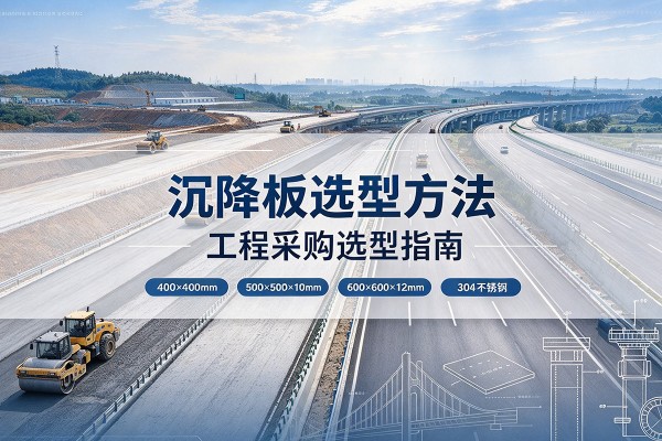 宜良沉降板选择方法
