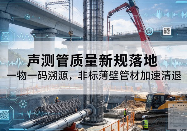 宜良声测管质量新规落地，一物一码溯源，非标薄壁管材加速清退