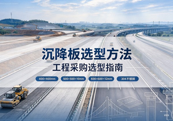 宜良沉降板选择方法